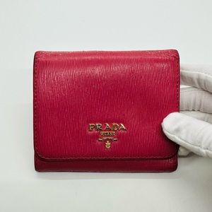 Prada Saffiano Tri fold Wallet
